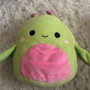 Squishmallows Green and Pink Stuffed Animal